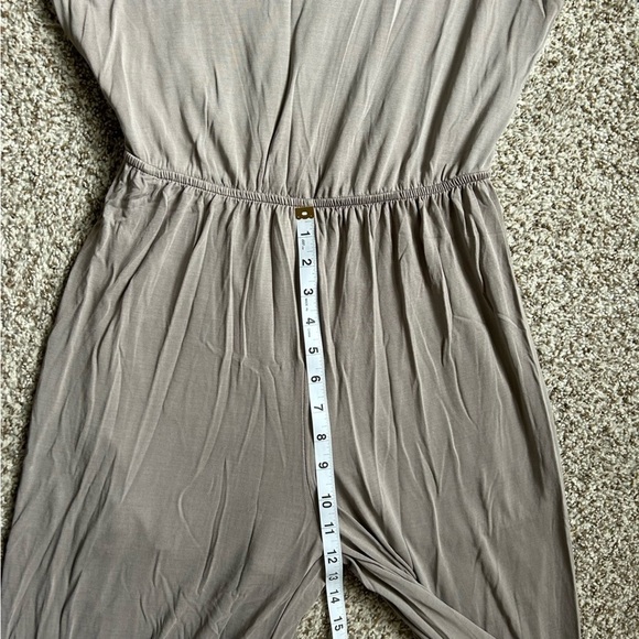 🦋 Sienna Sky Cream Tan Beige Sleeveless Jumper Stretch Large - Picture 8 of 10